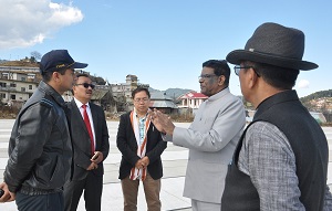 The Governor of Arunachal Pradesh Shri V. Shanmuganathan visited the Advance Landing Ground at Ziro, Lower Subansiri District on 2nd January 2017.